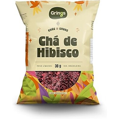 Chá de Hibisco Grings 30g: Sabor e Bem-Estar