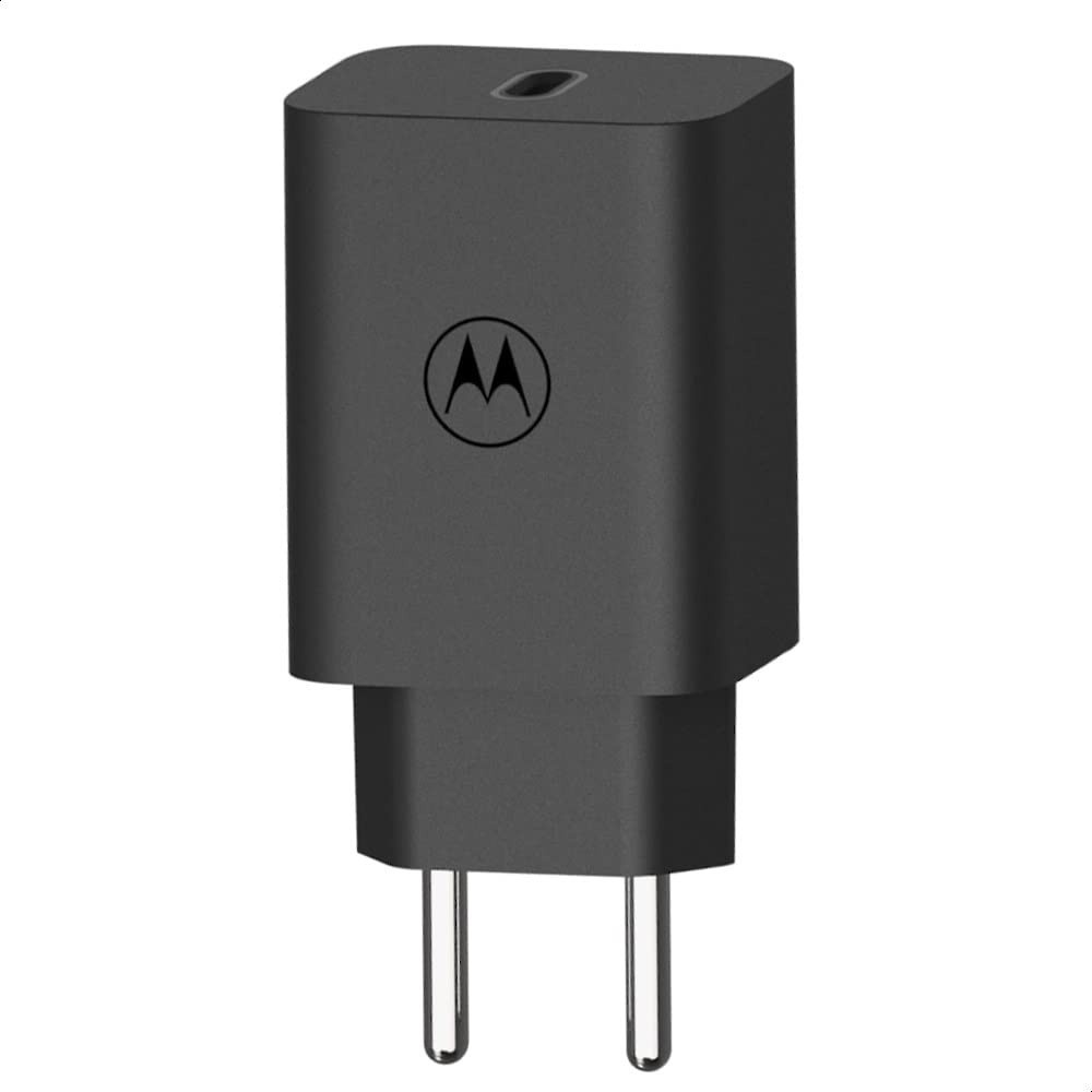 Carregador Motorola Turbo Power 30W USB-C Preto: Potência e Rapidez para Seus Dispositivos