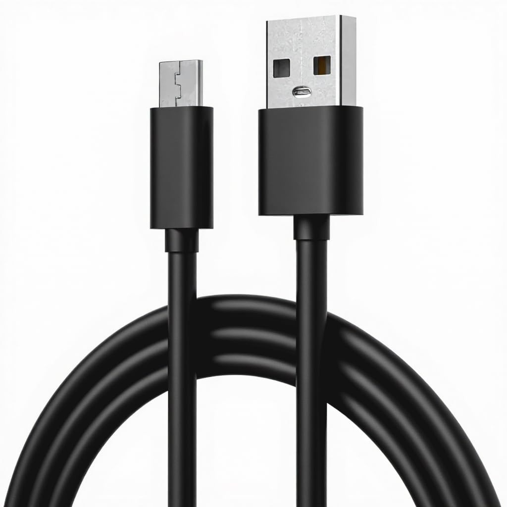 Cabo USB-C 3,28 Pés: Energia Confiável para Bombas de Ar, Infladores e Compressores Portáteis