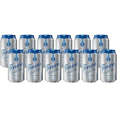 Antarctica Zero Açúcar: Tônica Refrescante 12 Latas 350ml