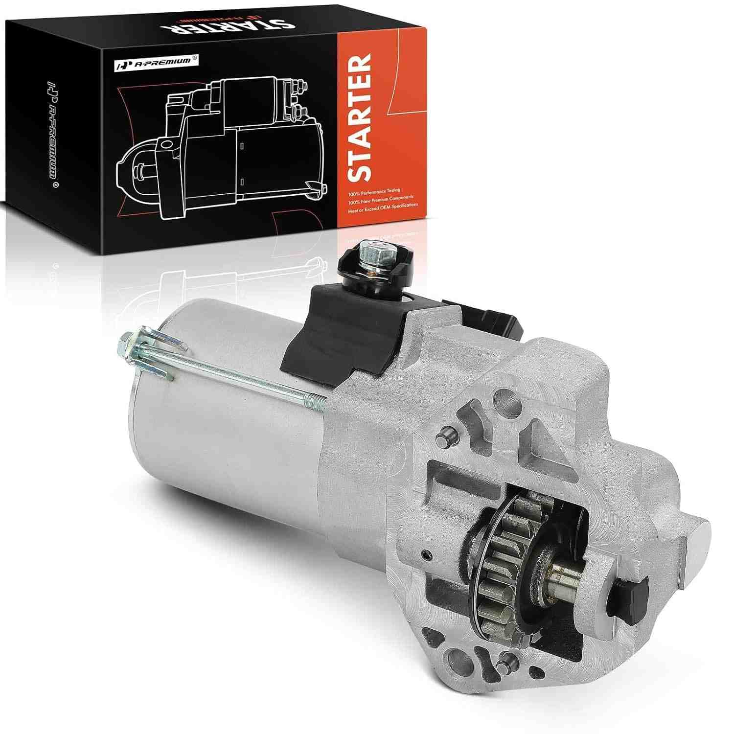 Motor de Partida A-Premium para Honda Accord, Crosstour e Acura RLX 3.5L V6 - 12V 1.8KW