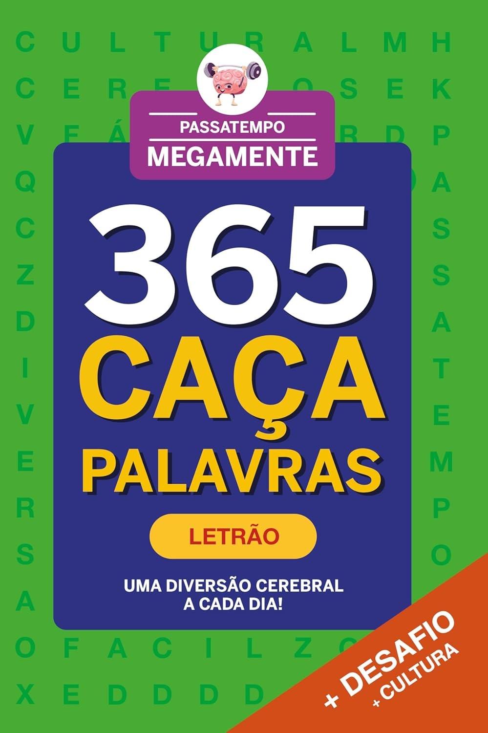 365 Caça-Palavras Megamente: Desafie Sua Mente Diariamente!