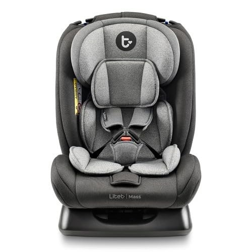 Cadeira Auto Litet Mass 0-36kg Preta e Cinza: Segurança e Conforto para Todas as Fases
