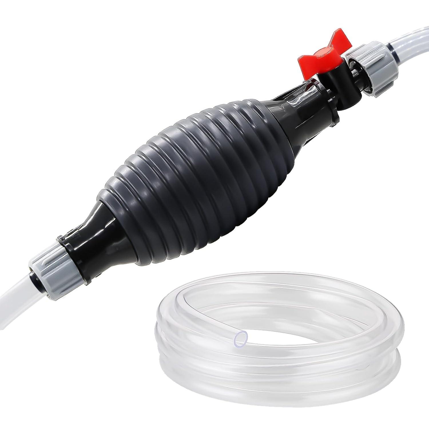 Bomba Sifão Manual de Combustível 3m - Gasolina, Diesel, Água e Óleo
