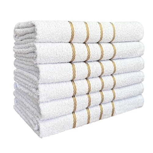 Kit 4 Toalhas de Banho 100% Algodão Premium - 70x130cm Dubai | Alta Absorção & Maciez Duradoura