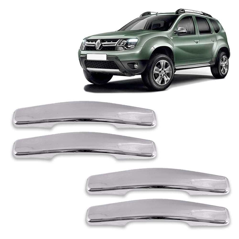 Shekparts Aplique Cromado Maçaneta Duster 2010-2015 4 Portas: Estilo e Proteção ABS