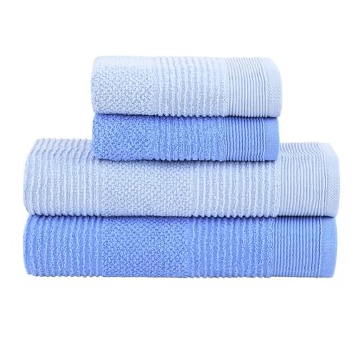 Jogo de Toalhas Maya Extra Soft Banho 4 Peças Azul - Buddemeyer