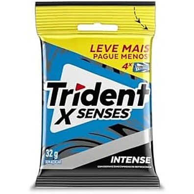 Trident Xfresh Menta Forte: Refrescância Intensa (4 un)