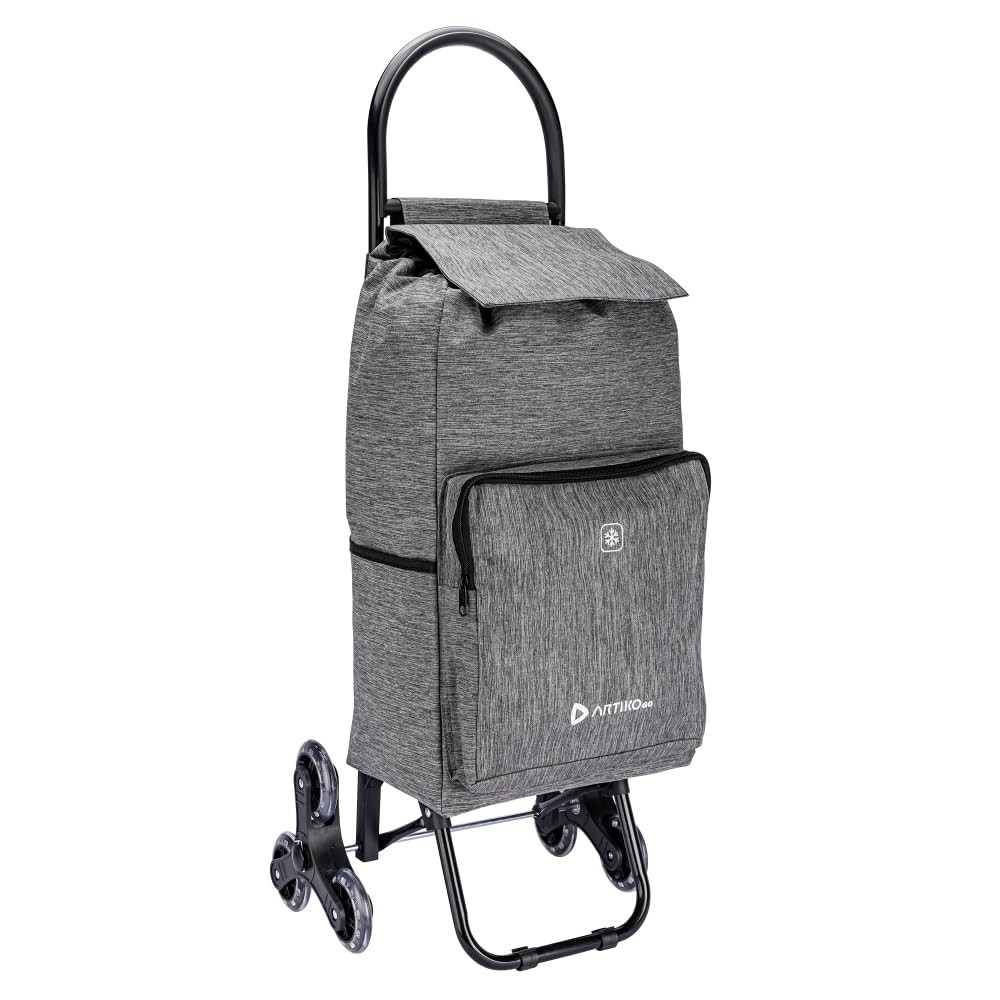 Carrinho de Compras Térmico Artiko Go com Sistema Sobe Escada - Até 40kg