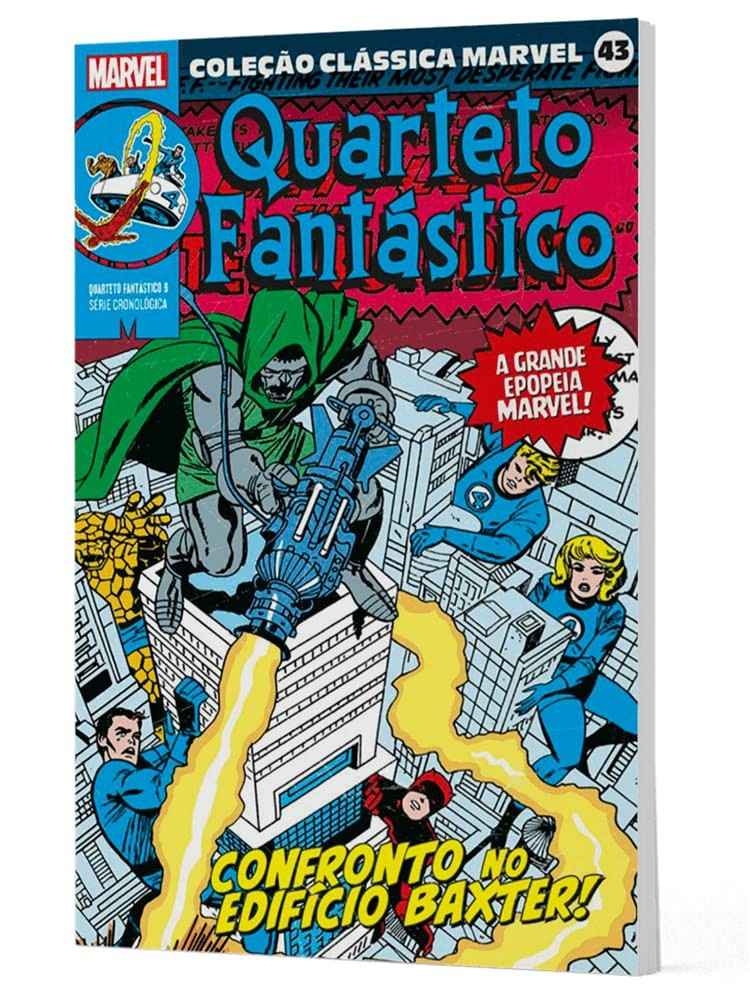 Coleção Clássica Marvel Vol. 43: Quarteto Fantástico - Ameaças Cósmicas e Vingança!