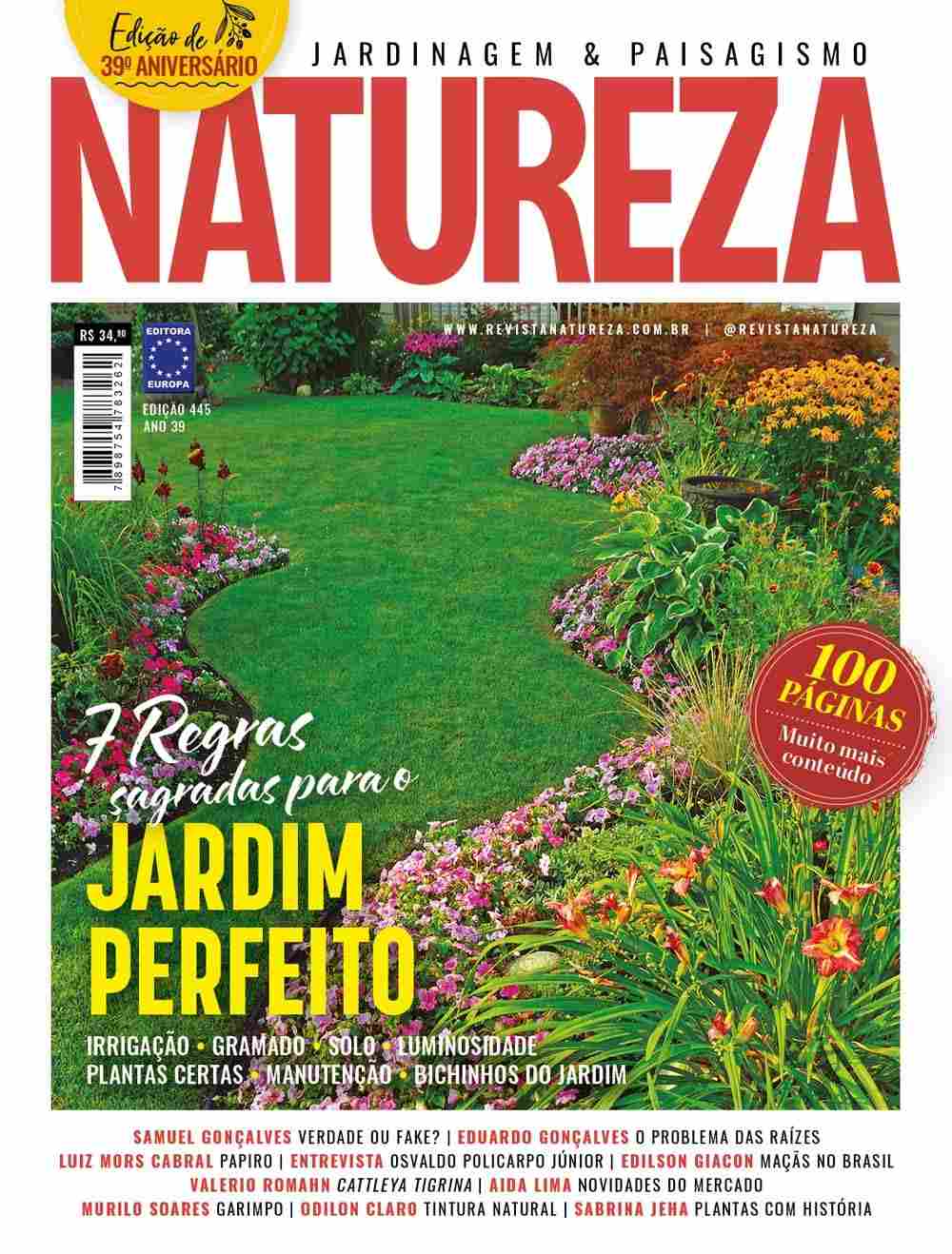 Revista Natureza 445: O Guia Essencial para o Jardim Perfeito e Mais!
