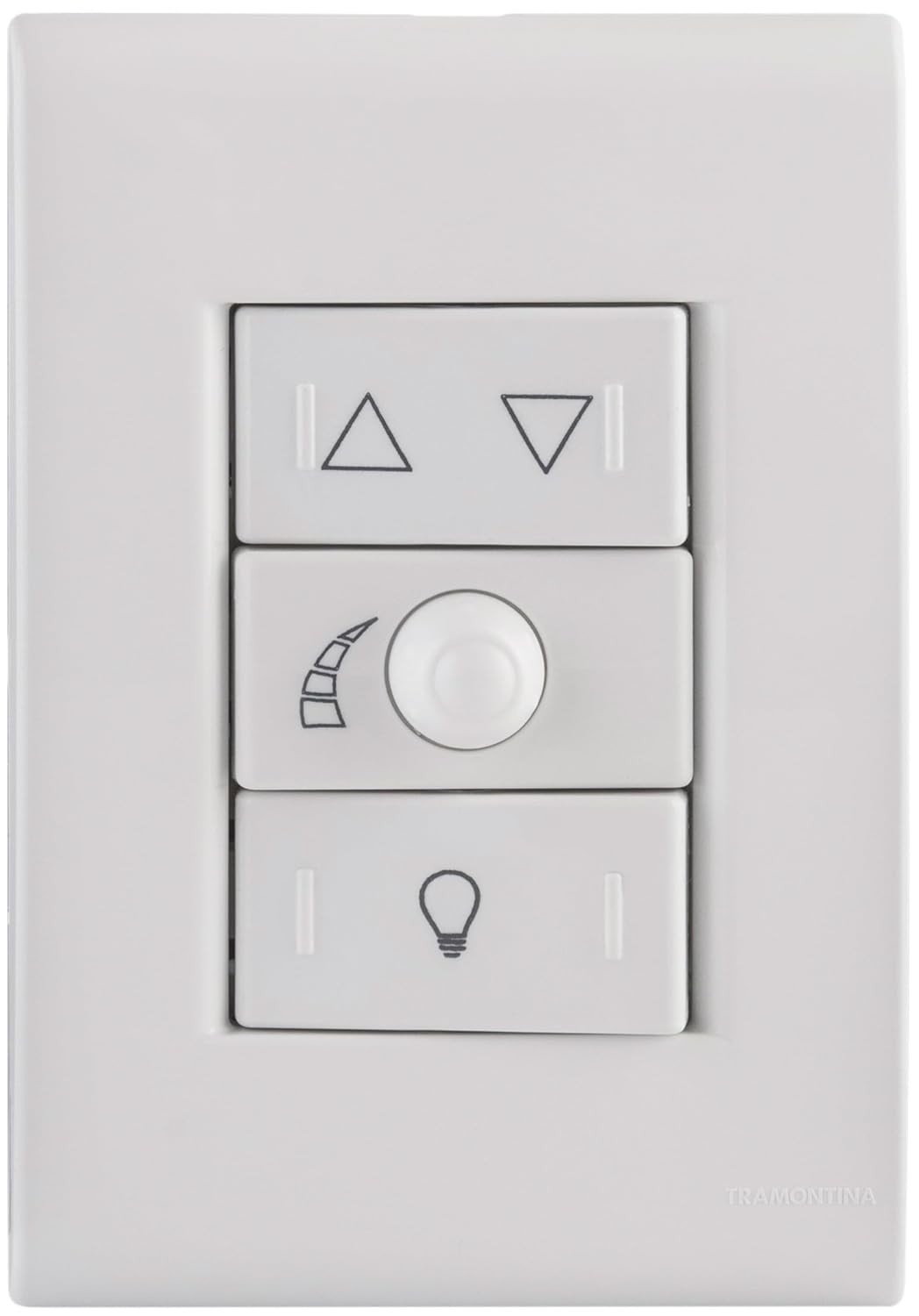 Tramontina Conjunto 4x2 Variador de Ventilador Bivolt Liz Branco - Controle Total de Velocidade