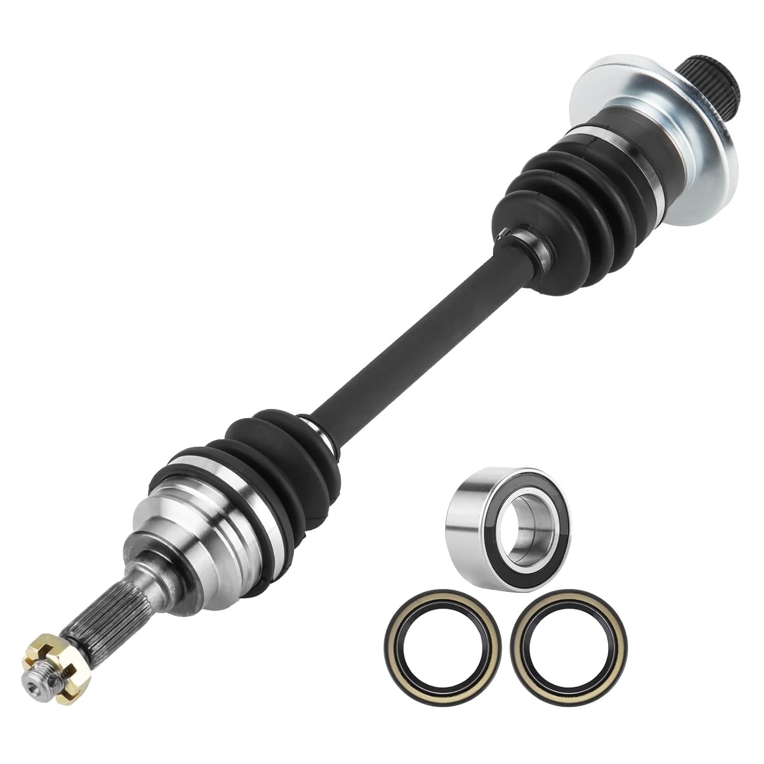 Eixo CV Traseiro Completo com Rolamentos para Suzuki King Quad 450, 500, 700, 750 4x4 (2007-2022)