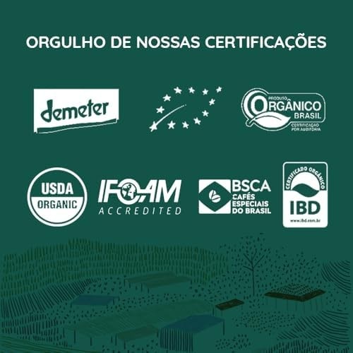BioGiori Café Robusta Especial Orgânico e Biodinâmico em Grãos 500g