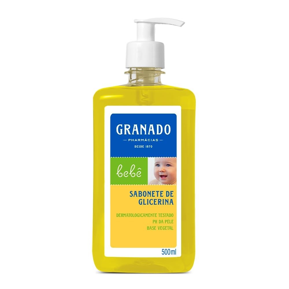 Granado Sabonete Líquido Bebê Tradicional 500ml - Hidratação Suave e Segura