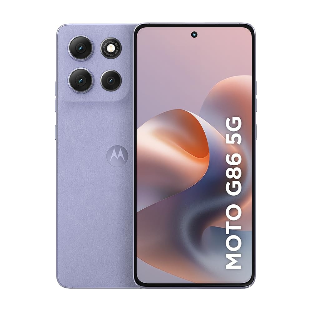 Smartphone Motorola Moto G86 5G: 512GB, 24GB RAM Boost, Tela 1.5K pOLED e Câmera Sony 50MP OIS - Lilás