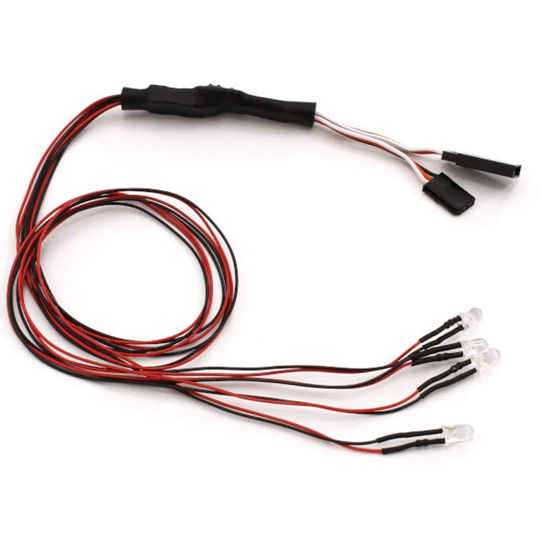 Kyosho 97054-4CR: Unidade de Luz LED 5mm para Fazer MK2 - Iluminação Personalizada!