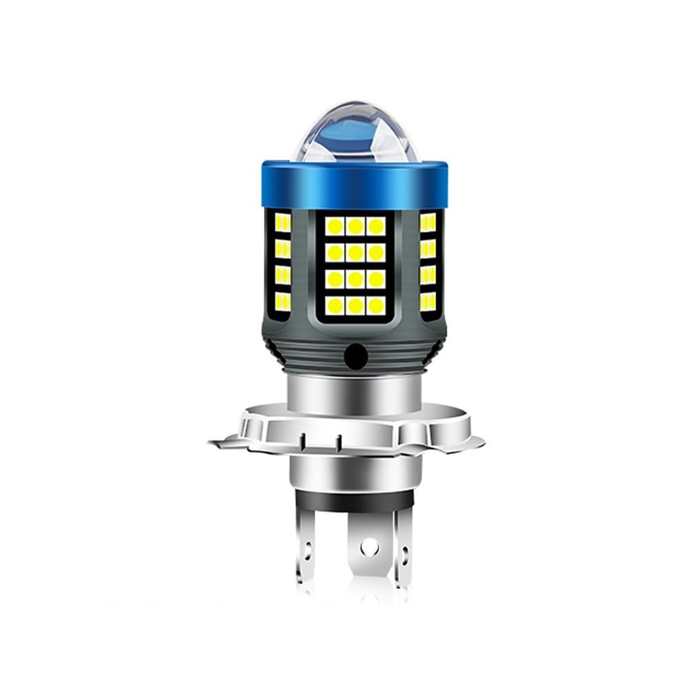 Lâmpada LED H4 Moto 2 Cores: Branco 6000K e Amarelo para Máxima Visibilidade