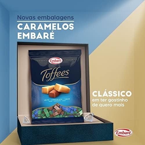 Embaré Caramelos Toffees Sortidos 600g
