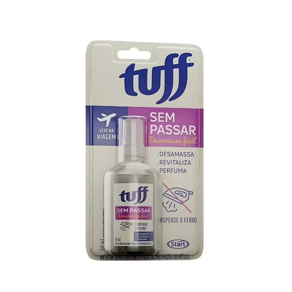 Kit 3x Tuff Sem Passar 60ml - Spray Desamassador Revitalizante Perfumado