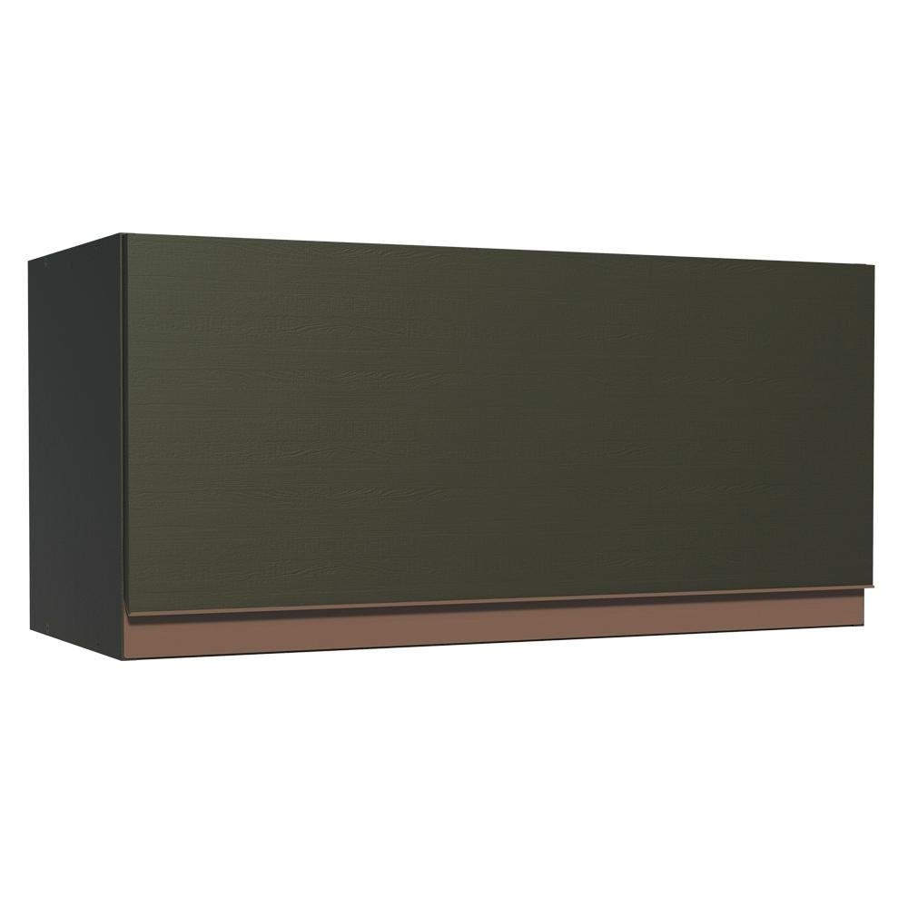 Armário Aéreo Madesa Reims 70 cm 1 Porta - Design Moderno em Preto
