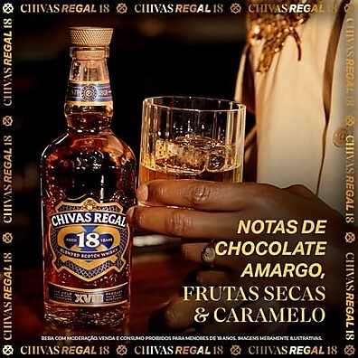 Chivas Regal 18 Anos: Whisky Escocês Premium 750ml