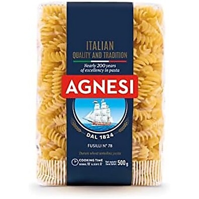 Fusilli Agnesi N°78: Massa Italiana Perfeita 500g