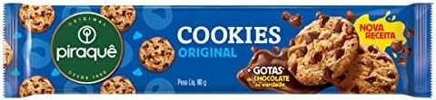 Biscoito Cookie Original Piraquê Pacote 80g