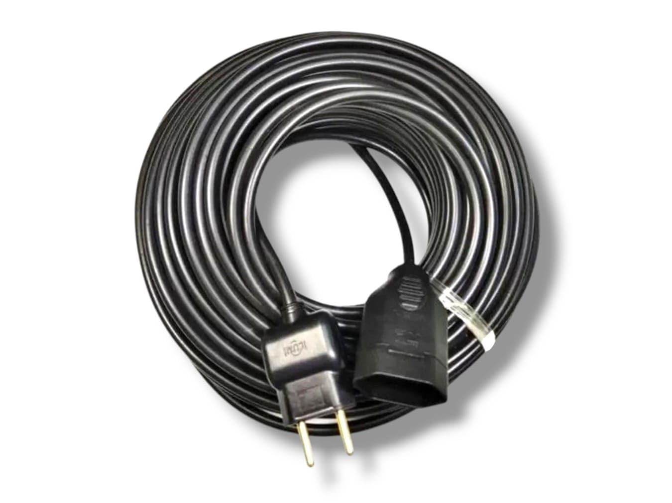 Extensão Elétrica Bivolt 80m Cabo PP Preto 10A: Alcance e Segurança para Sua Casa!