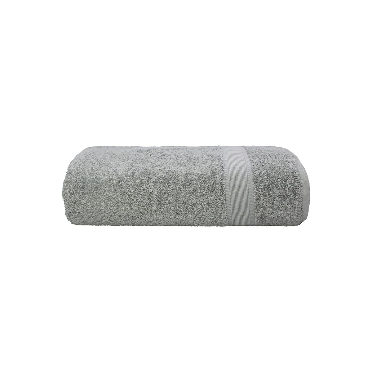 Toalha de Banho Gigante 100% Algodão Premium 500g/m² - 85x150cm Cinza Ícone
