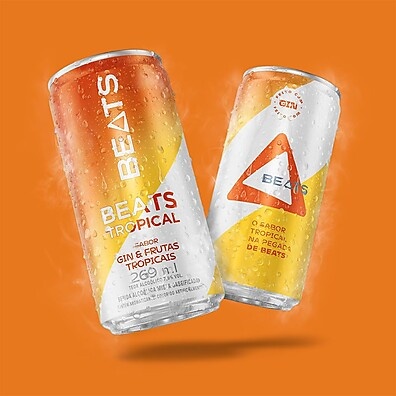 Skol Beats Tropical 8un: Sabor Refrescante 269ml
