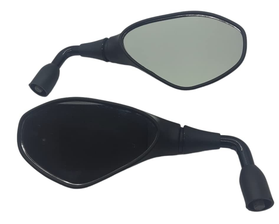 Par de Espelhos Retrovisores BMW GS650/F800 Haste Curta 90º - Estilo e Segurança para Sua Moto Honda