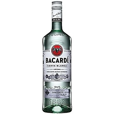 Rum Bacardi Carta Blanca 980ml: Sabor Puro e Versátil