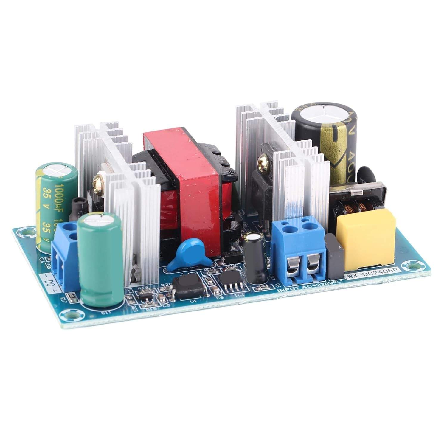 Fonte de Alimentação Chaveada 4A 110V/220V para 12V 50W - Baixa Ondulação e Compacta para Controle Industrial