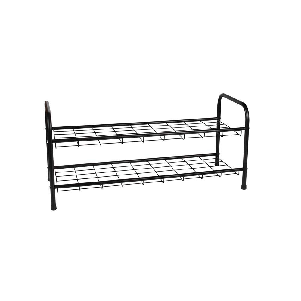 Mor Sapateira 2 Andares Preto - Organize seu Espaço com Estilo e Durabilidade