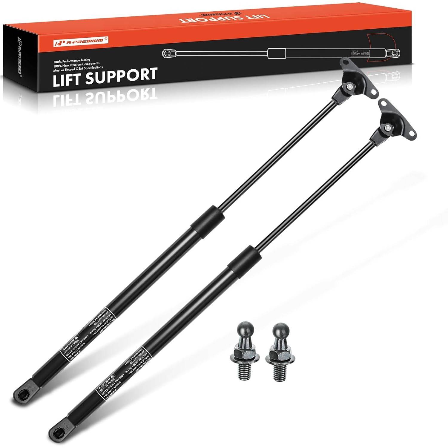 Conjunto 2 Amortecedores Porta Malas A-Premium para Eagle Talon, Mitsubishi Eclipse e Plymouth Laser (1990-1995)