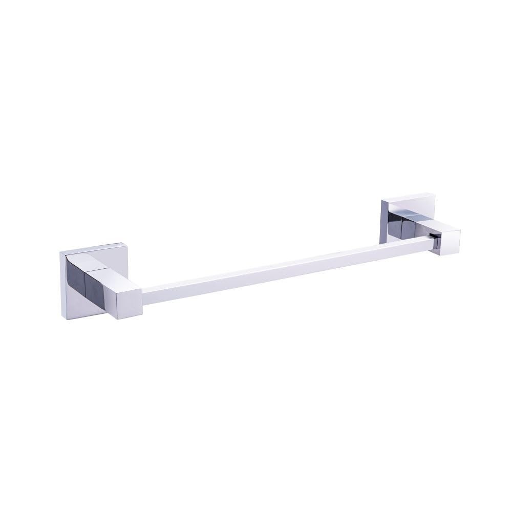 Porta Toalha de Rosto 30 cm Cromado em Inox - Linha Berlim | Toalheiro Moderno e Resistente