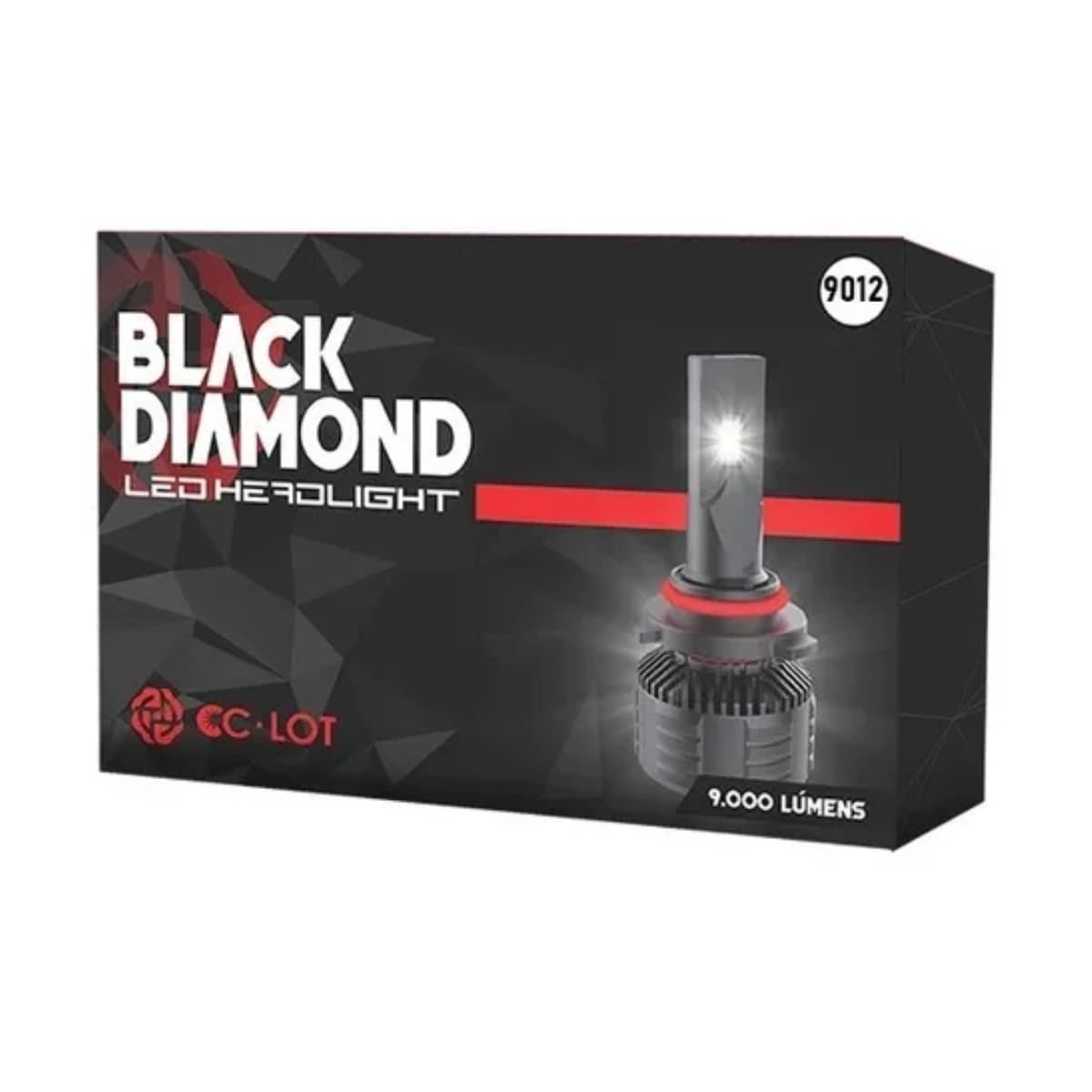 Kit Lâmpada Ultra LED CC-LOT Black Diamond H11 9000 Lumens 6000K com Canceller - Iluminação Premium