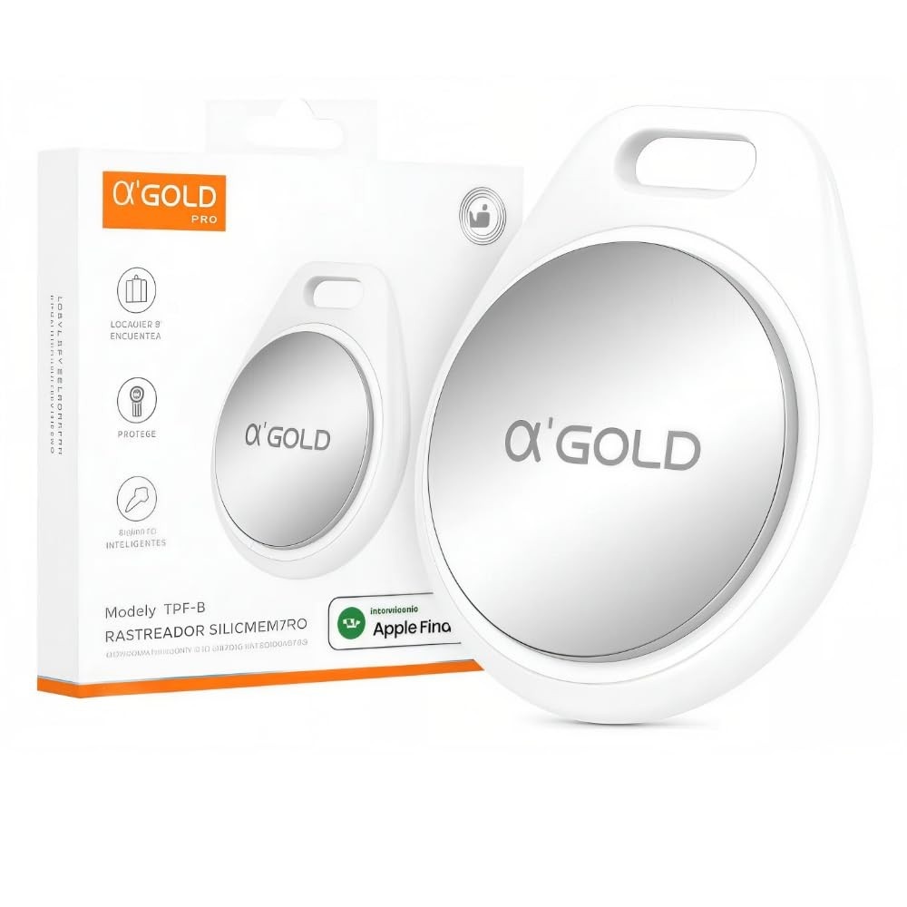 Localizador Inteligente Agold: Encontre Tudo com Bluetooth e Alarme Sonoro | Compatível com Buscar iPhone