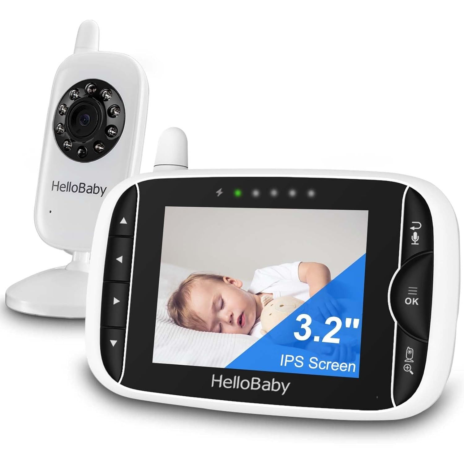 Monitor de Vídeo para Bebê com Câmera HD, Áudio Bidirecional e Visão Noturna - Segurança e Conforto para Você e seu Pequeno