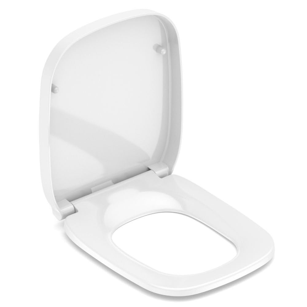 Assento Sanitário Soft Close Roca Square em Polipropileno Branco – Conforto e Estilo Moderno