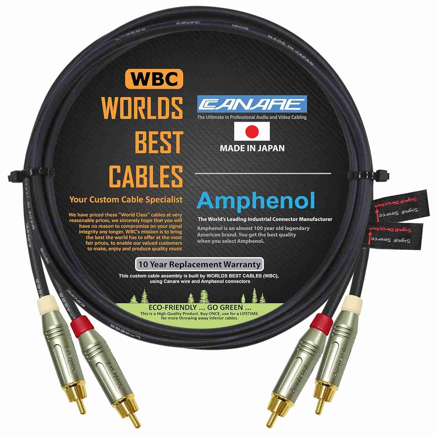 Cabos RCA Star Quad Canare L-4E6S 1.8m: Som Profissional e Livre de Ruídos