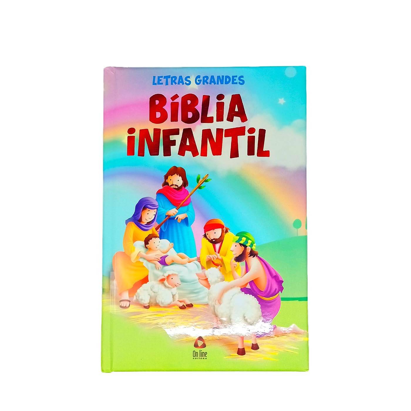Bíblia Infantil com Letras Grandes: Histórias Encantadoras para Pequenos Leitores