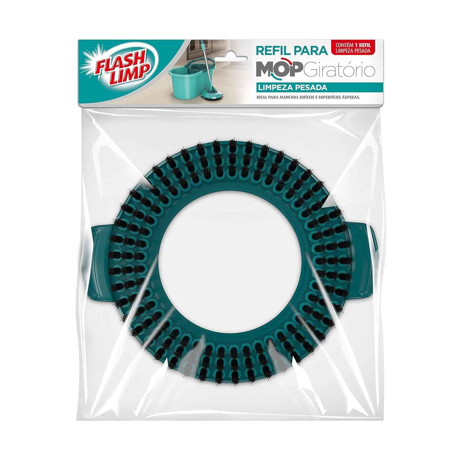 Flash Limp Refil Limpeza Pesada para Mop Giratório - Compatível com MOP7290, MOP7824, MOP9782, MOP8258, MOP8209-VA, MOP8210