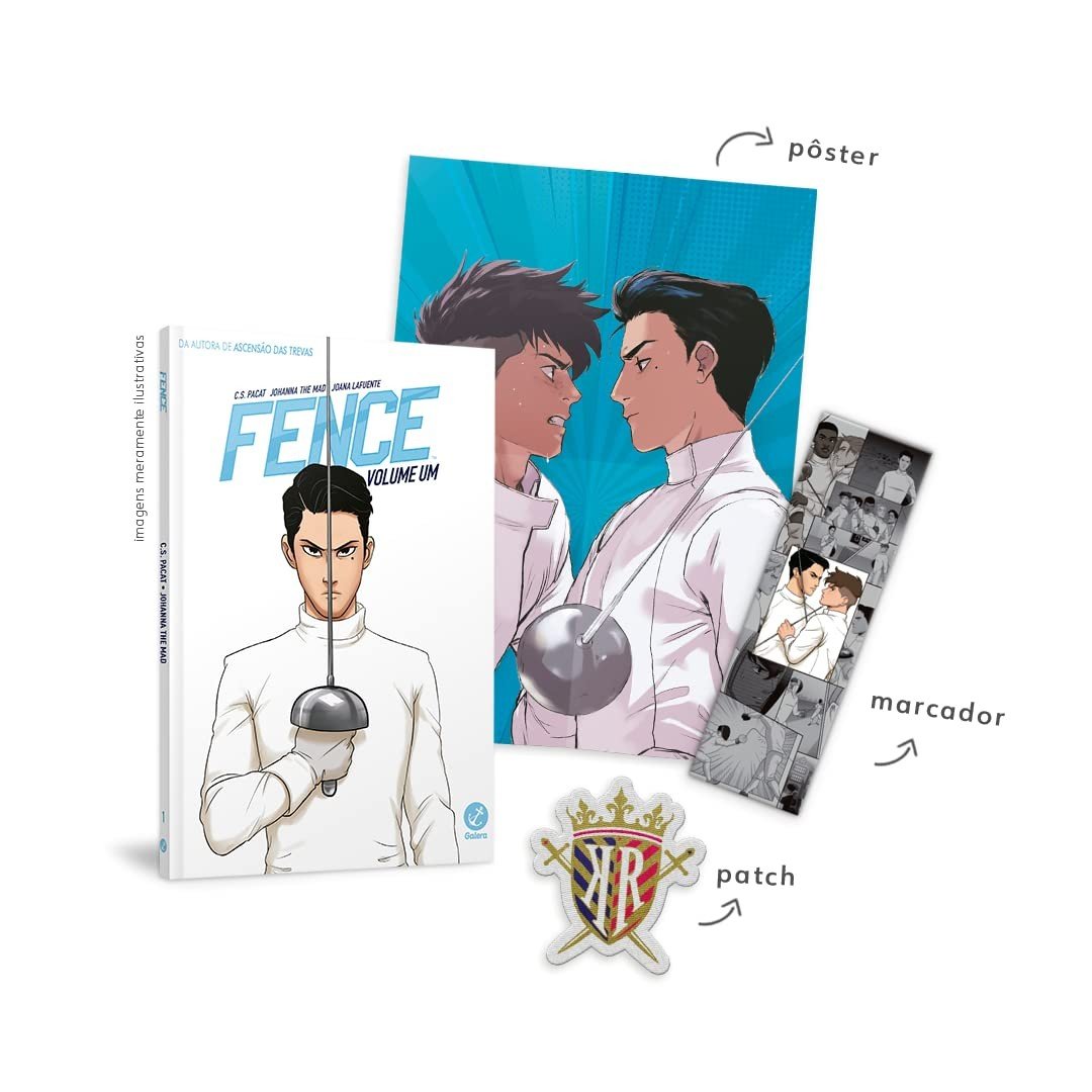 Fence Vol. 1: Graphic Novel Enemies to Lovers com Brindes Exclusivos!