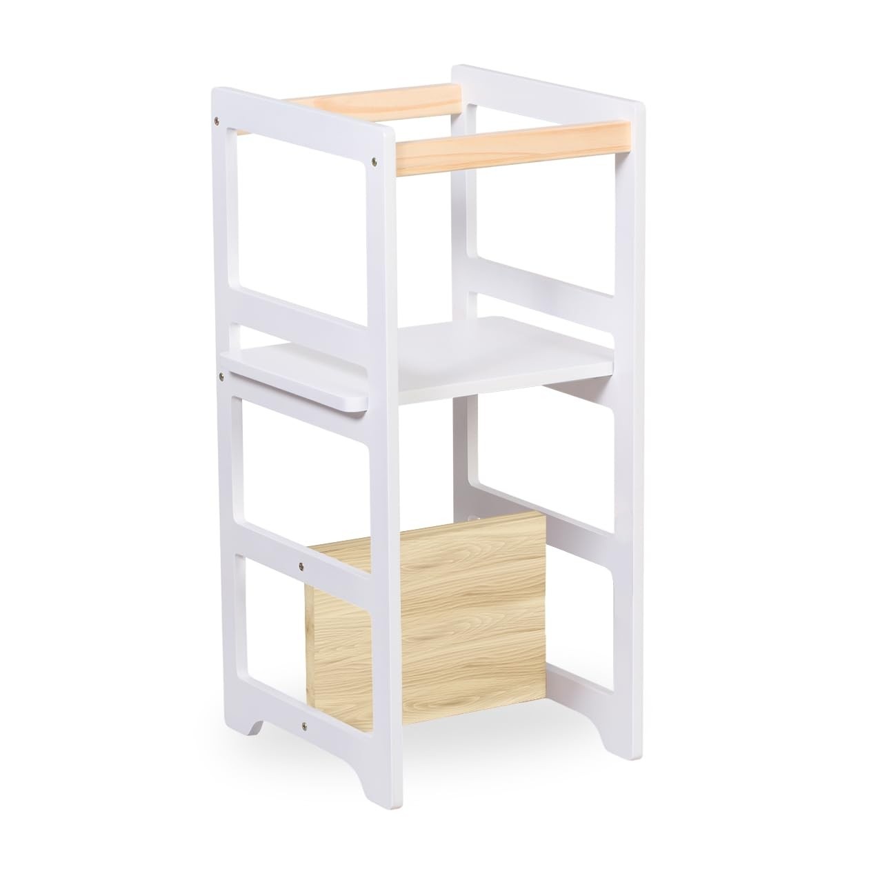 Decoratta Torre de Aprendizagem Montessoriana com Regulagem de Altura - Estimule a Autonomia da Criança