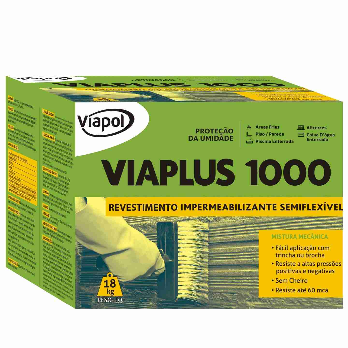 VIAPLUS Caixa de Papelão Resistente 1.000 CX 18kg - Impermeável e Durável para Armazenamento e Transporte