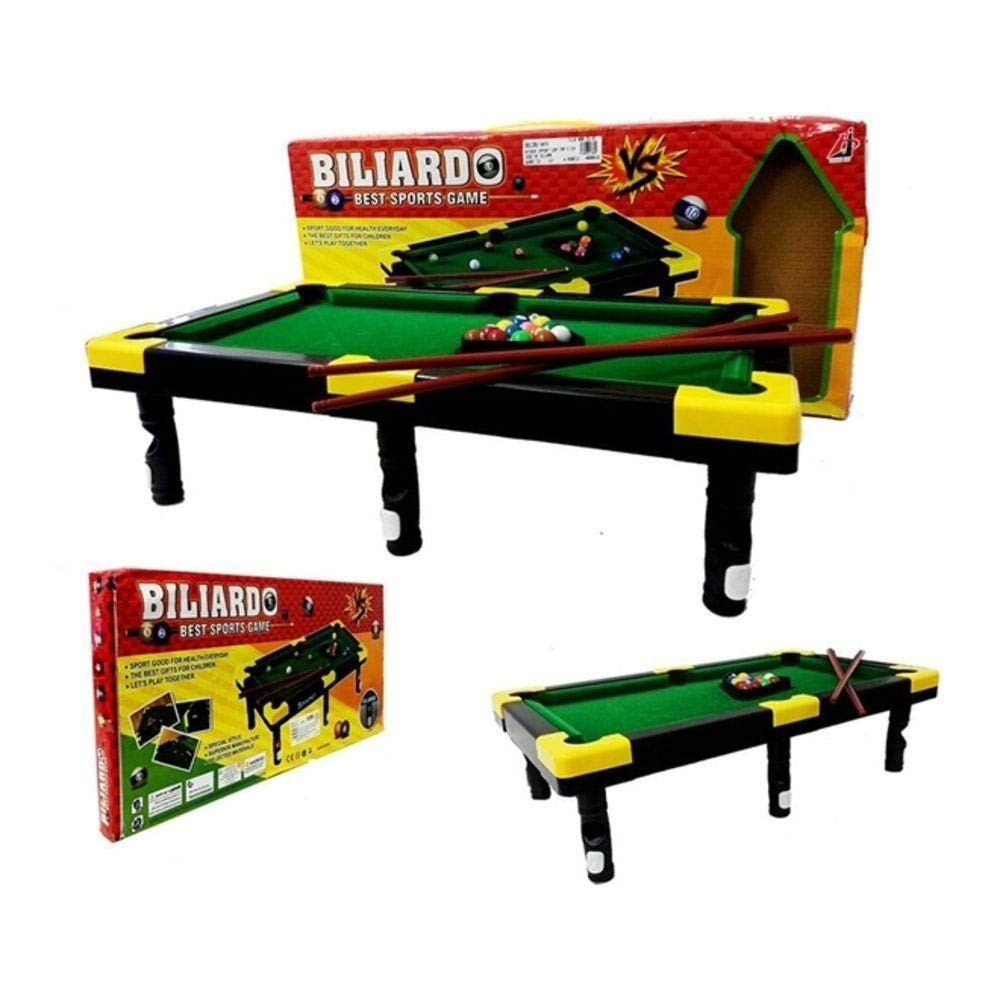 Mesa de Bilhar Infantil Portátil - Sinuca e Snooker com Pezinhos para Mesa ou Chão