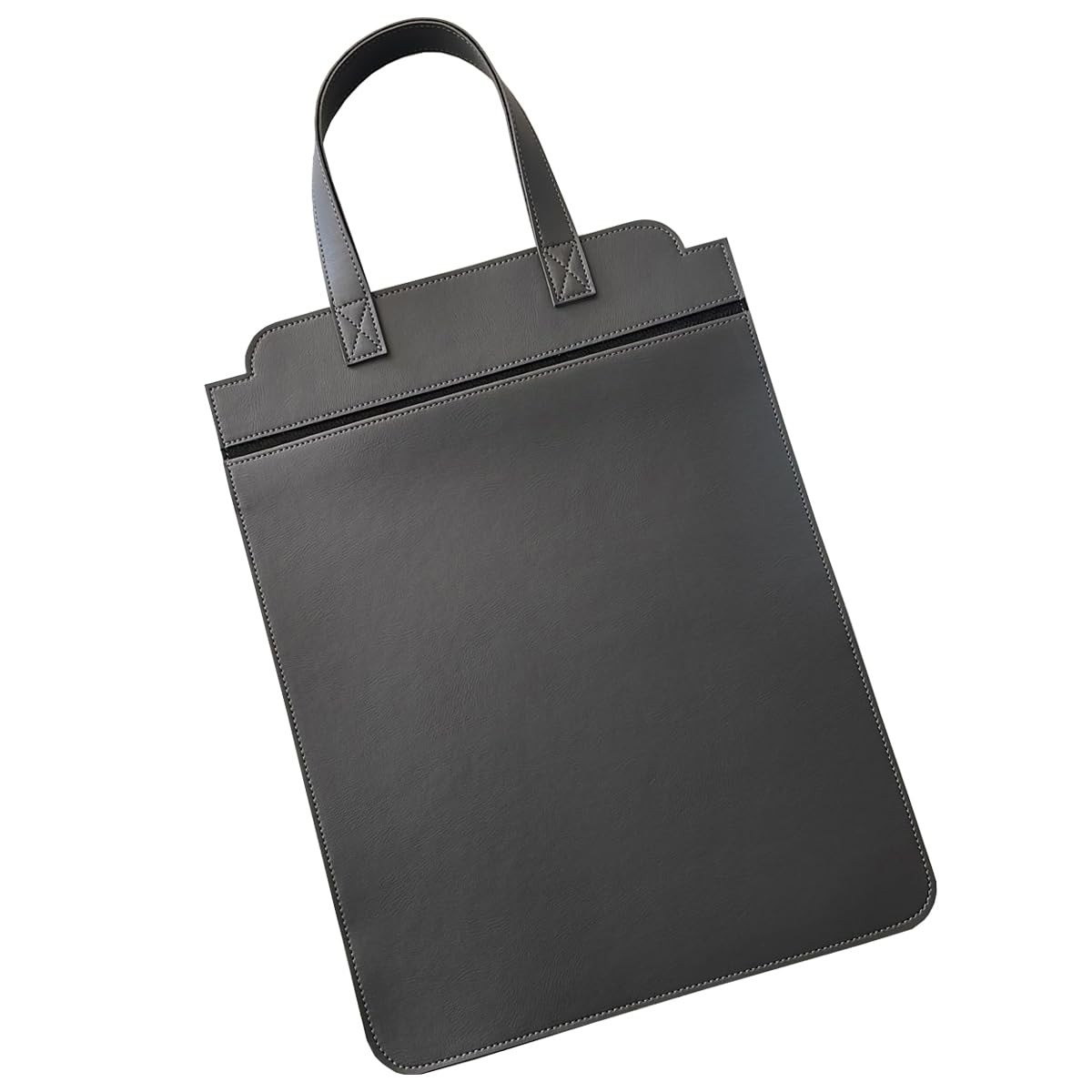 Lixeira de Carro Premium Cinza Escuro em Couro Sintético - Organize seu Veículo com Estilo!