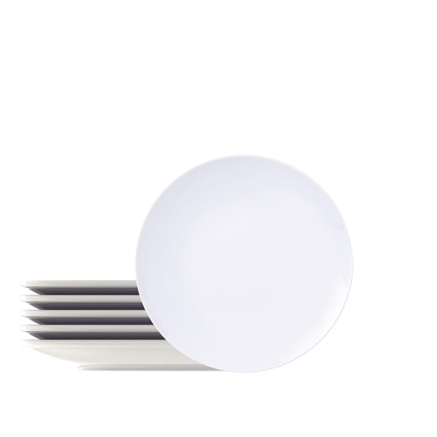 Kit Prato Sobremesa Tramontina Sophia 21 cm - 6 Peças em Porcelana Decorada